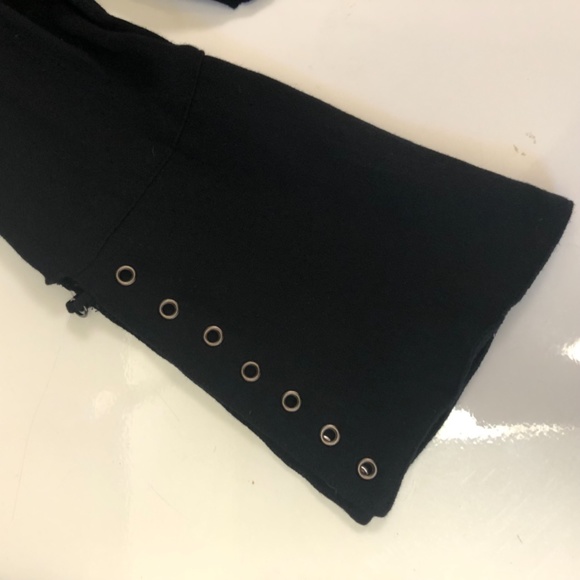 Free People Black Boho Top NWT - Picture 7 of 15